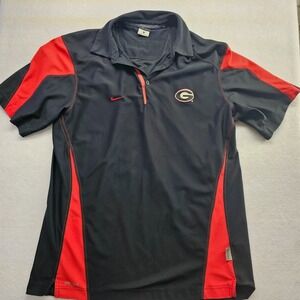 Nike Dri-Fit men's‎ Georgia Bulldog polo size Large